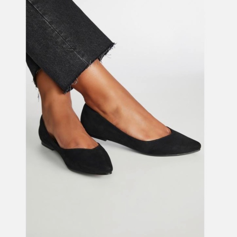 Black Ballet Flats